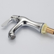 Copper Sink Faucet Cold Water Only Modern Design with Electroplated Chrome