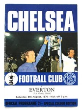 CHELSEA v EVERTON CHARITY SHIELD 1970/71 8/8/1970