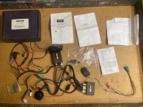 SCORPIO CYL-300EX  Motorcycle Alarm System w/Remote, pager, + Perimeter sensor.