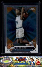 2023-24 Topps Chrome #173 James Nnaji Rookie Charlotte Hornets