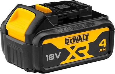 DeWalt replacement battery 18.0 volt / 4.0 Ah XR Li-Ion (compatible with all 18)