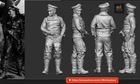 Peddinghaus 3D Print Resin Figure Set 1:32 WWII Deutsche Asse JG 52 Unpainted