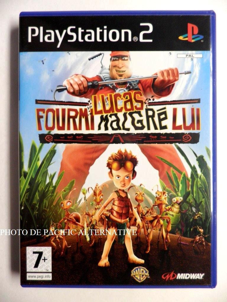 jeu LUCAS FOURMI MALGRE LUI pour playstation 2 PS2 francais enfant COMPLET