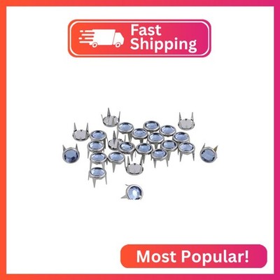7mm Light Sapphire CH02 Bedazzler Refills Rhinestones Preset Rhinestones in Rims