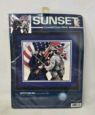 Sunset Dimensions Gettysburg Counted Cross St...