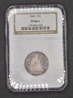 1880 Seated Liberty Quarter Proof | NGC PF66* | Rare Plus Grade!