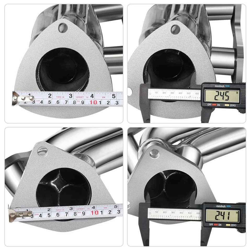 Shorty Header for 99-06 Vortec V8 4.8 5.3 Chevy Silverado Sierra w/EGR Interface Foto 3 de 4