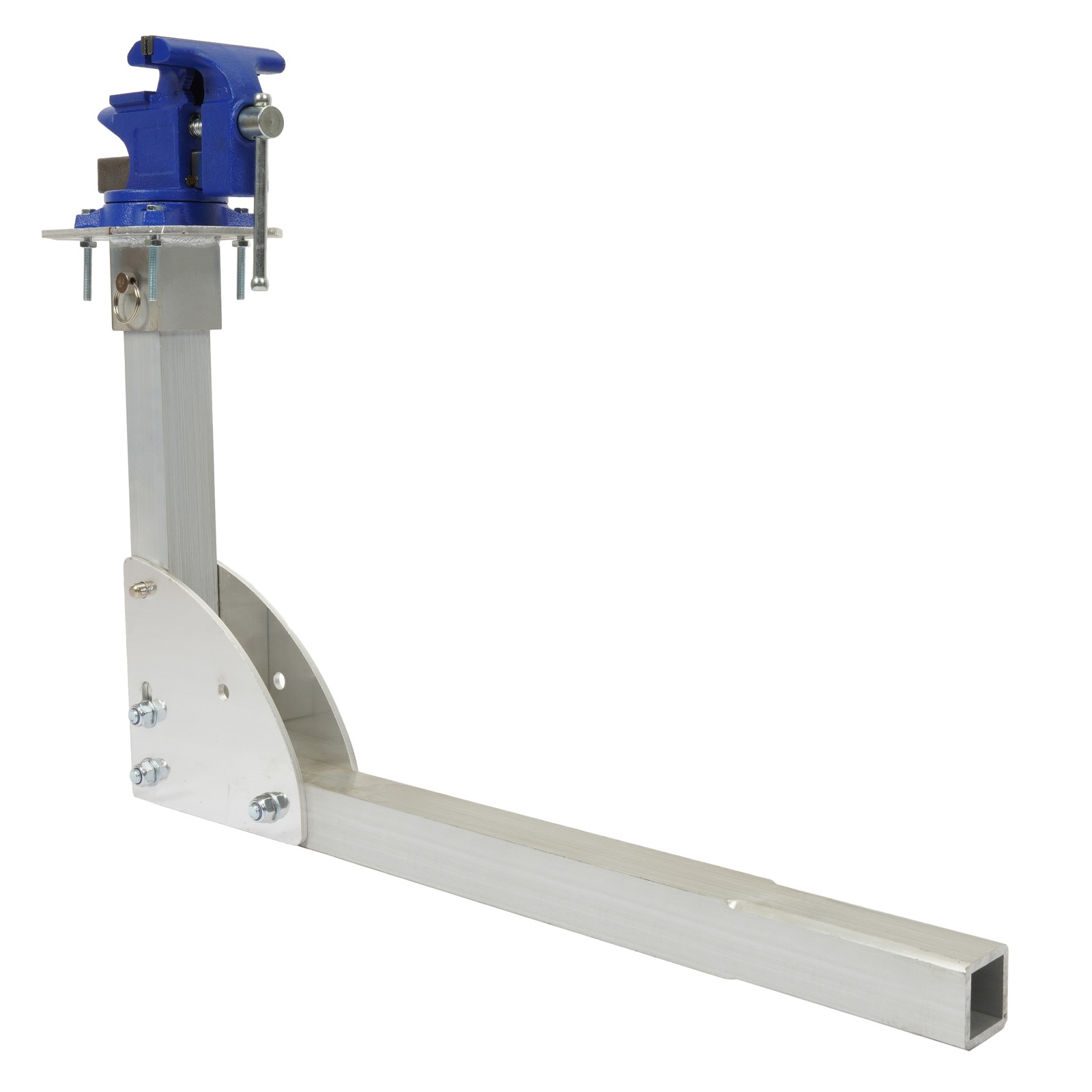 Folding Truck Hitch Mount Vise Plate, Hitch Vise Holder Workstation ...