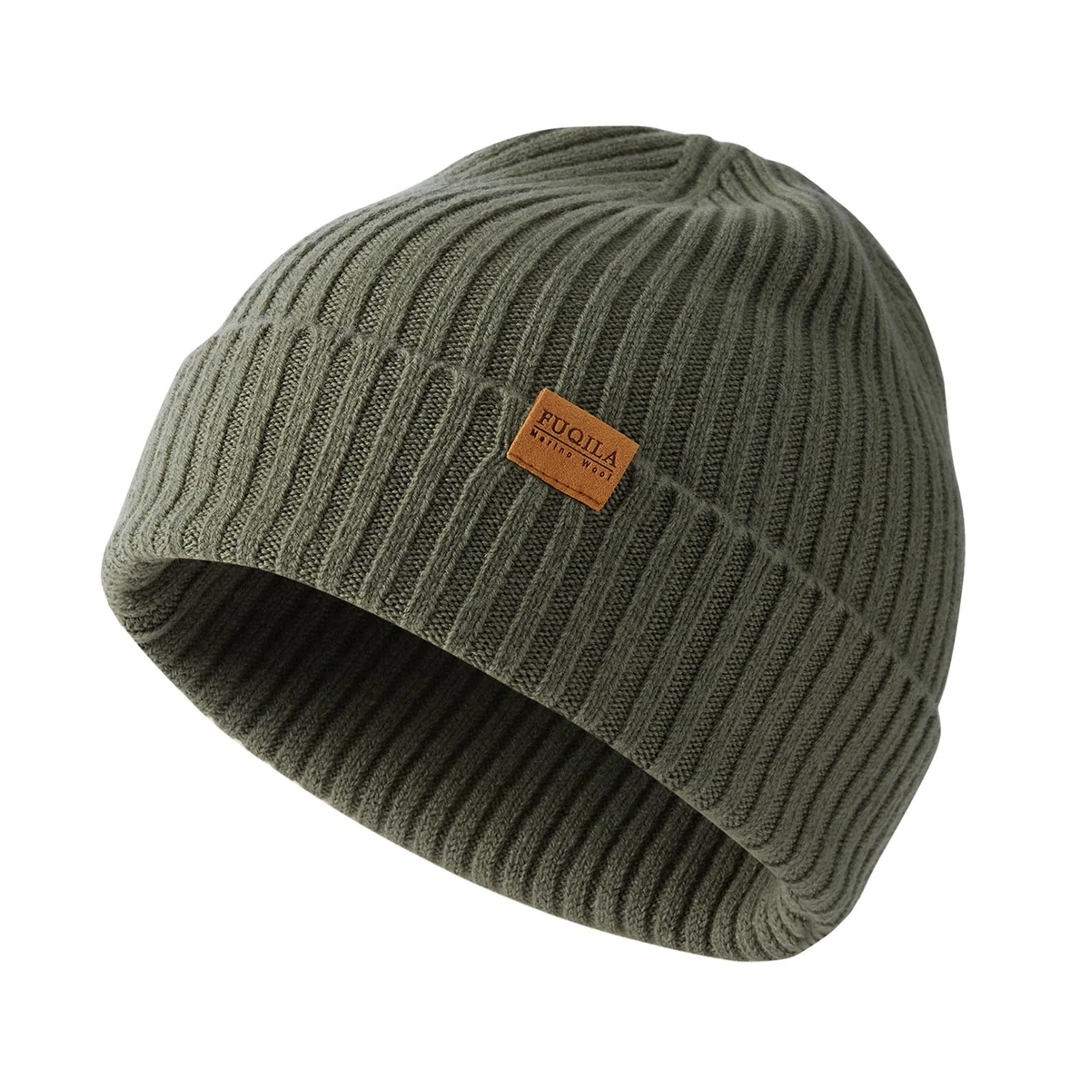 100% Merino Wool Green Beanie Hats for Women for sale | eBay display picture 2