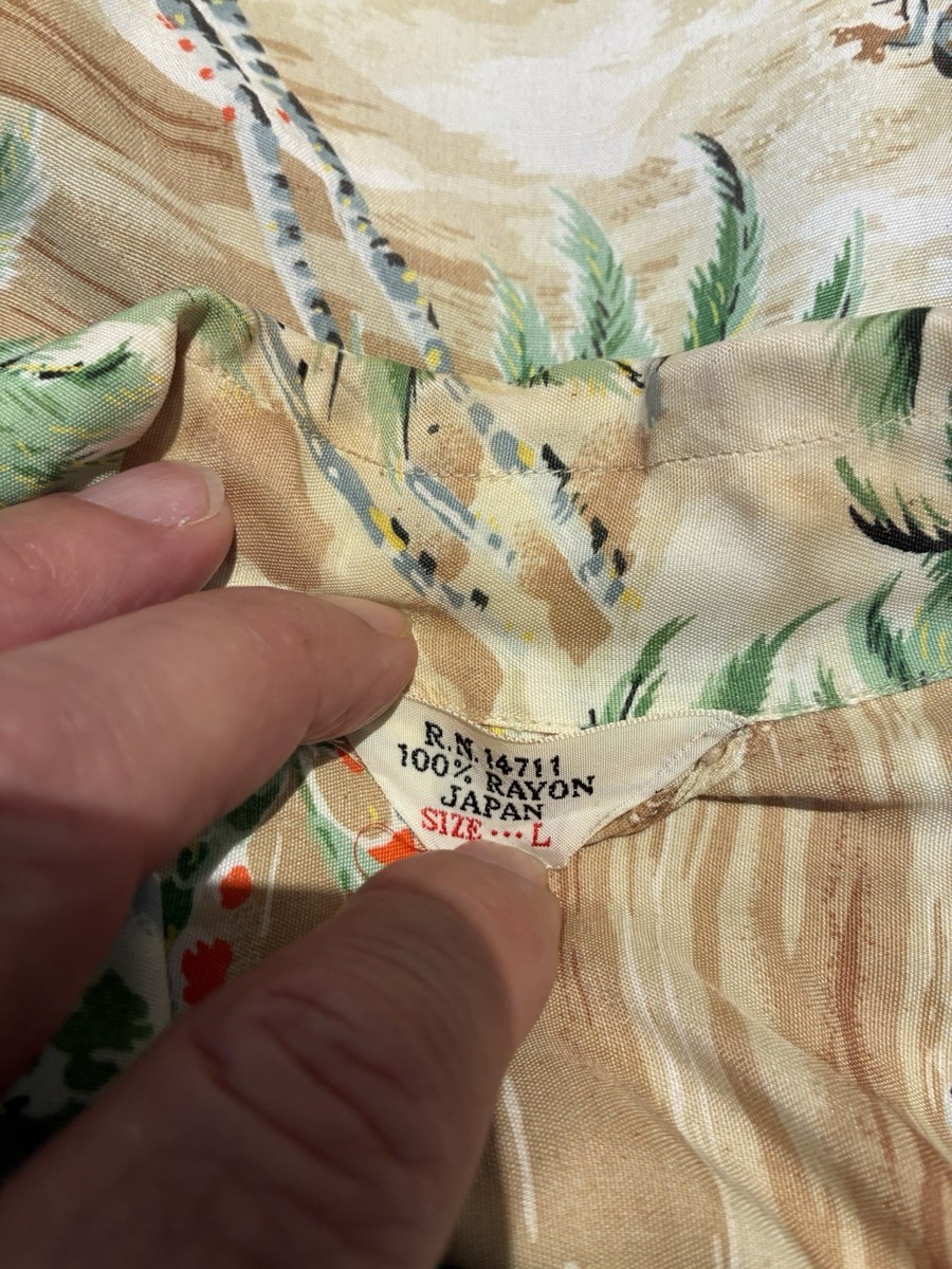Vintage 1950S Rayan Hawaiian Shirt View 3