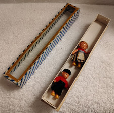 Set of two antique German celluloid Collectible Dolls