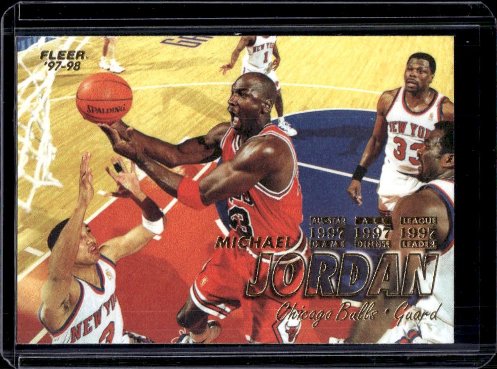 1997-98 Fleer Michael Jordan #23 Bulls