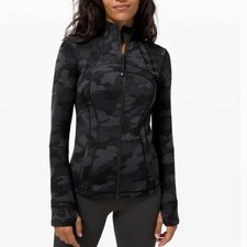 LULULEMON Define Jacket Luon in Heritage 365 Camo Deep Coal Multi Sz 10 - NWT 