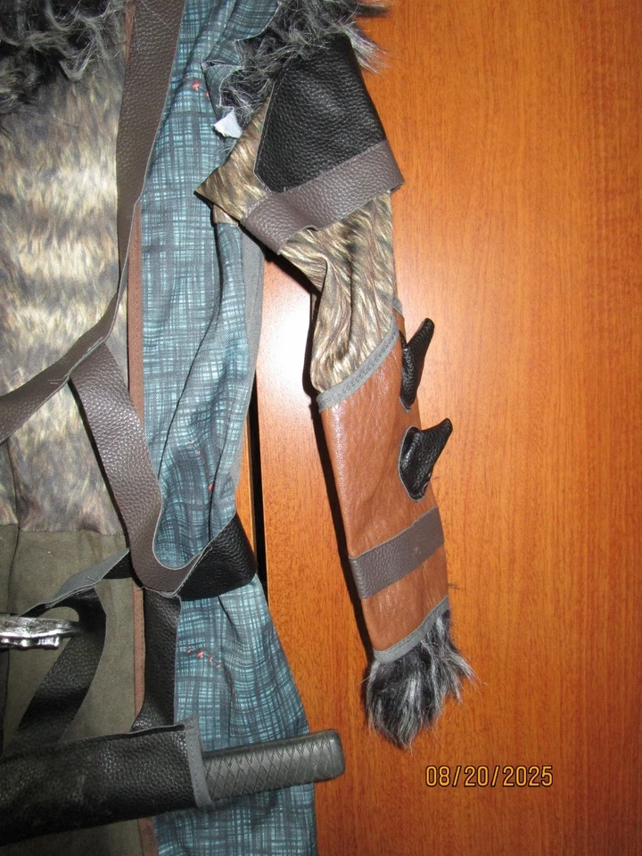 Halloween Werewolf by Teetot Costume Youth size 7/8 w accessory Polyester Cotton - Image 3 of 4