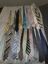 Men's Ties Lot (Used) $200+ Value (Pronto Uomo, Jos A Bank, & More)