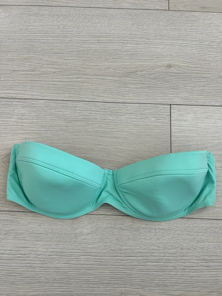 Top de bikini Zimmermann con aros bandeau en el Caribe. Talla 2AB (talla US 6/8) Foto 3 de 4