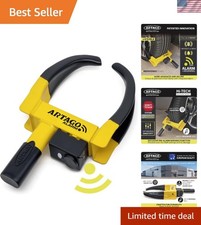 Universal 2-in-1 Wheel Lock with Alarm for Cars, Vans, Trailers - 120dB Alert