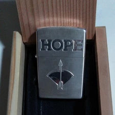 Hope Zippo Lighter Japanese Tobacco Industry Promotional Used