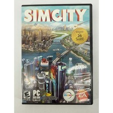 SimCity PC DVD-ROM 2013 Electronic Arts Maxis Simulation Video Game Case Disc