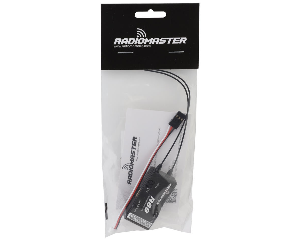 RadioMaster R88 V2 D8/D16/SFHSS 2.4GHz 8 Channel Receiver [RM-HP0157.RX-R88-V2]
