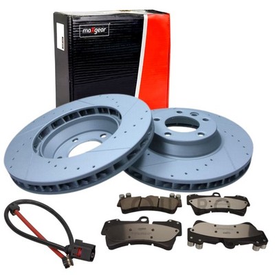 MAXGEAR SPORT Bremsscheiben 350mm CERAMIC Beläge WAKO Satz Vorne für AUDI Q7 4LB