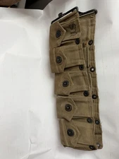 1942 US Army Military M1923 Field Gear Ammo Ammunition Belt HINSON MFG CO