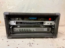 Used Ampeg B2R Rackmount Bass Guitar Amplifier w/Korg DTR-2 Tuner & Furman Power