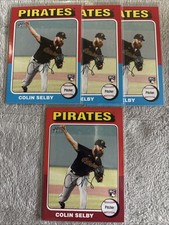 4 COLIN SELBY RC lot 2024 Topps Heritage Base x3 + Red Border Parallel ORIOLES
