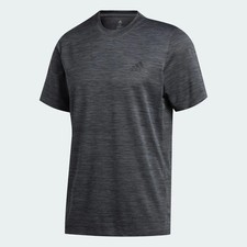 Adidas Men's Axis Tech Tee , MD and LG - Black/Grey Six, Brand NEW, Authentic