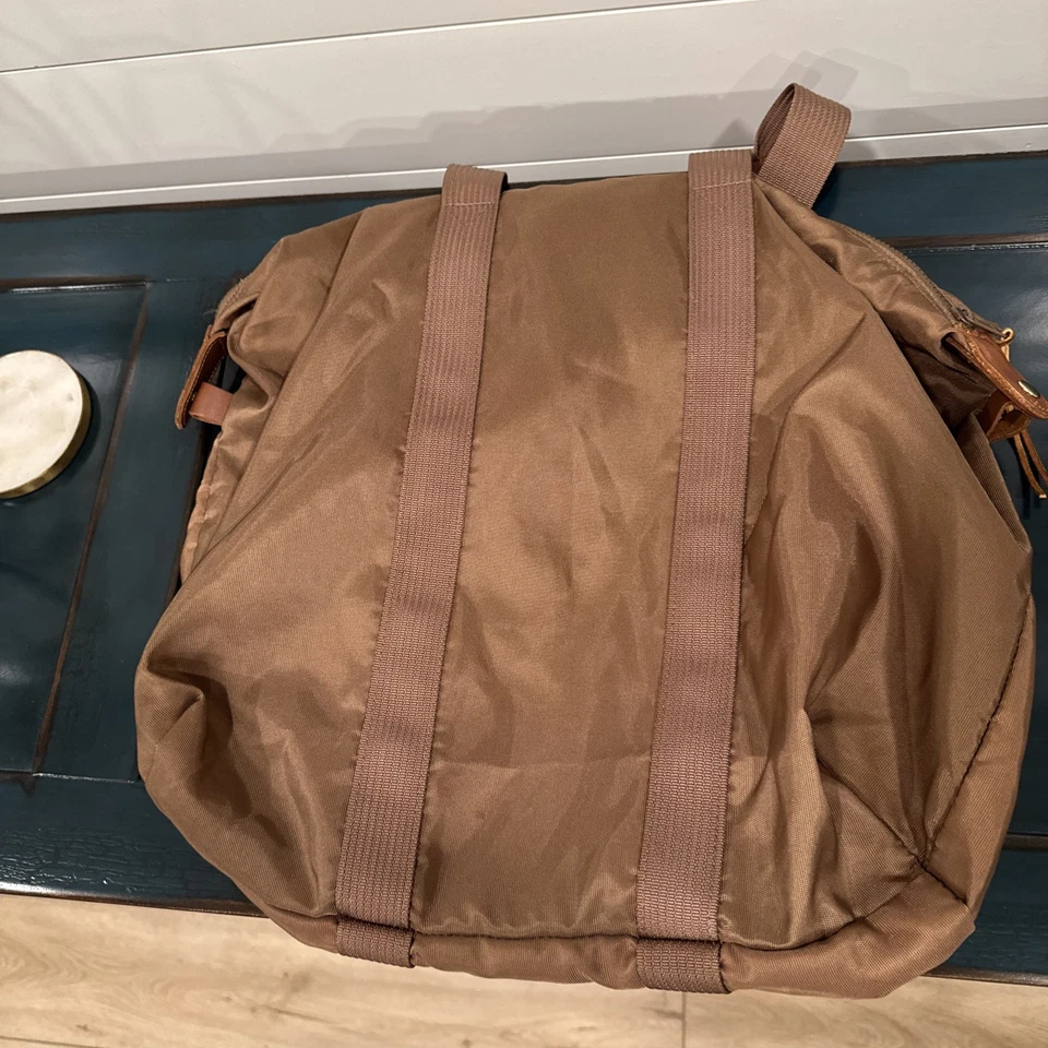 Bolso de viaje Courrèges Paris bolso de lona bolso de fin de semana vintage de nailon y cuero - Foto 3 de 4