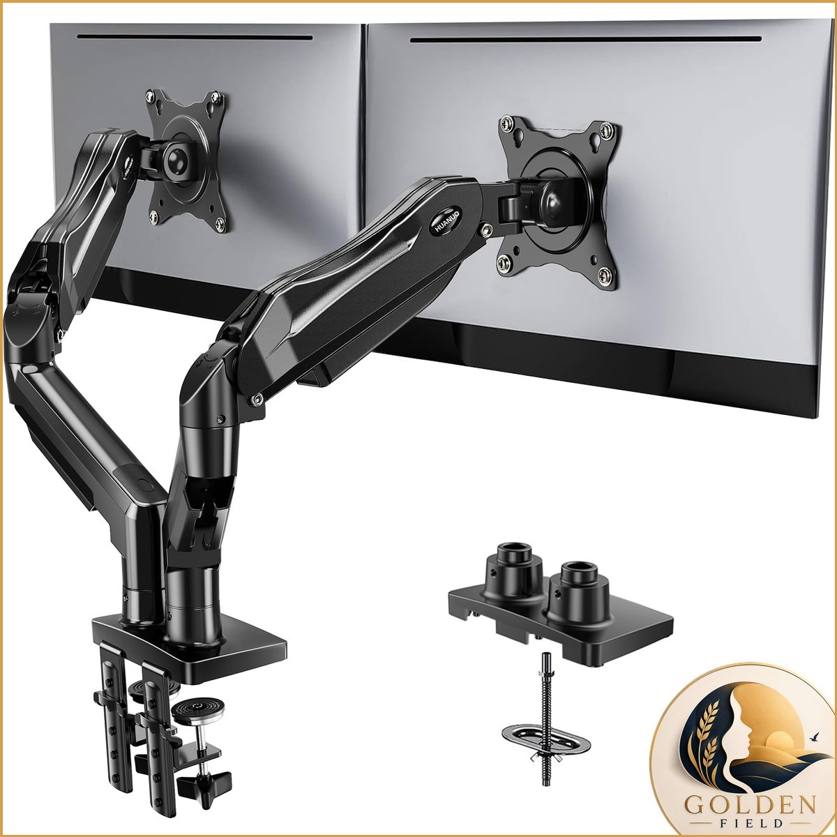 HUANUO HNDS6 FlowLift Dual Monitor Mount