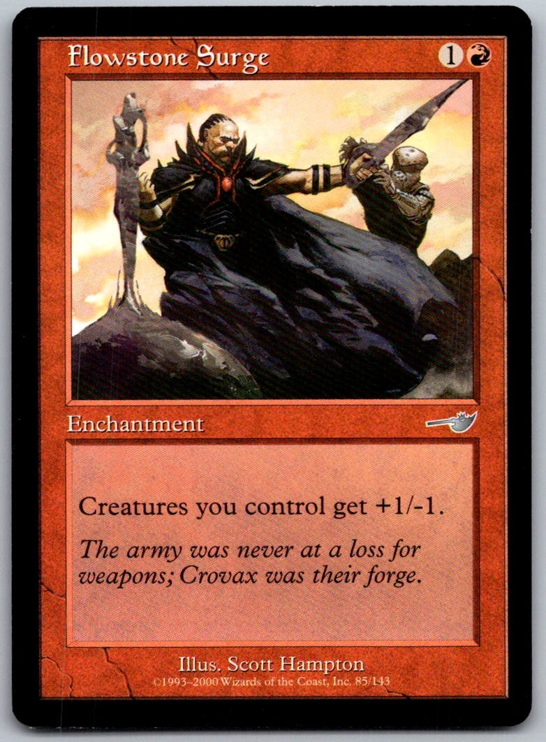 Flowstone Surge 85 Uncommon Nemesis Magic: The Gathering Lightly Played