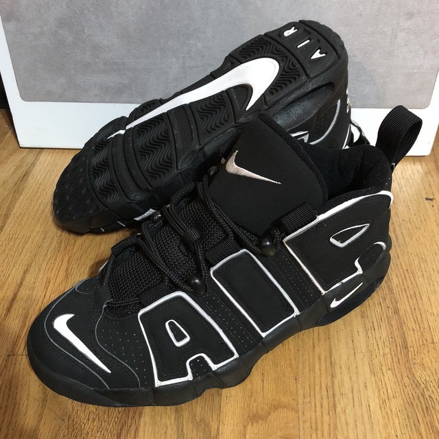 nike air uptempo black