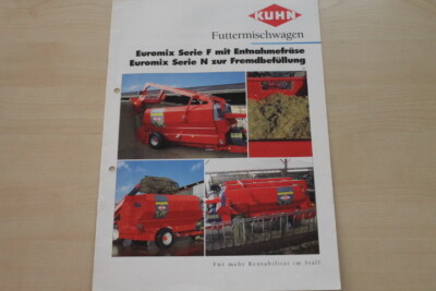 157823) Kuhn Feed Mixer Euromix Series F N Brochure 06/1997