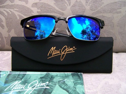 MAUI JIM KAWIKA Gloss Black \u0026 Blue 