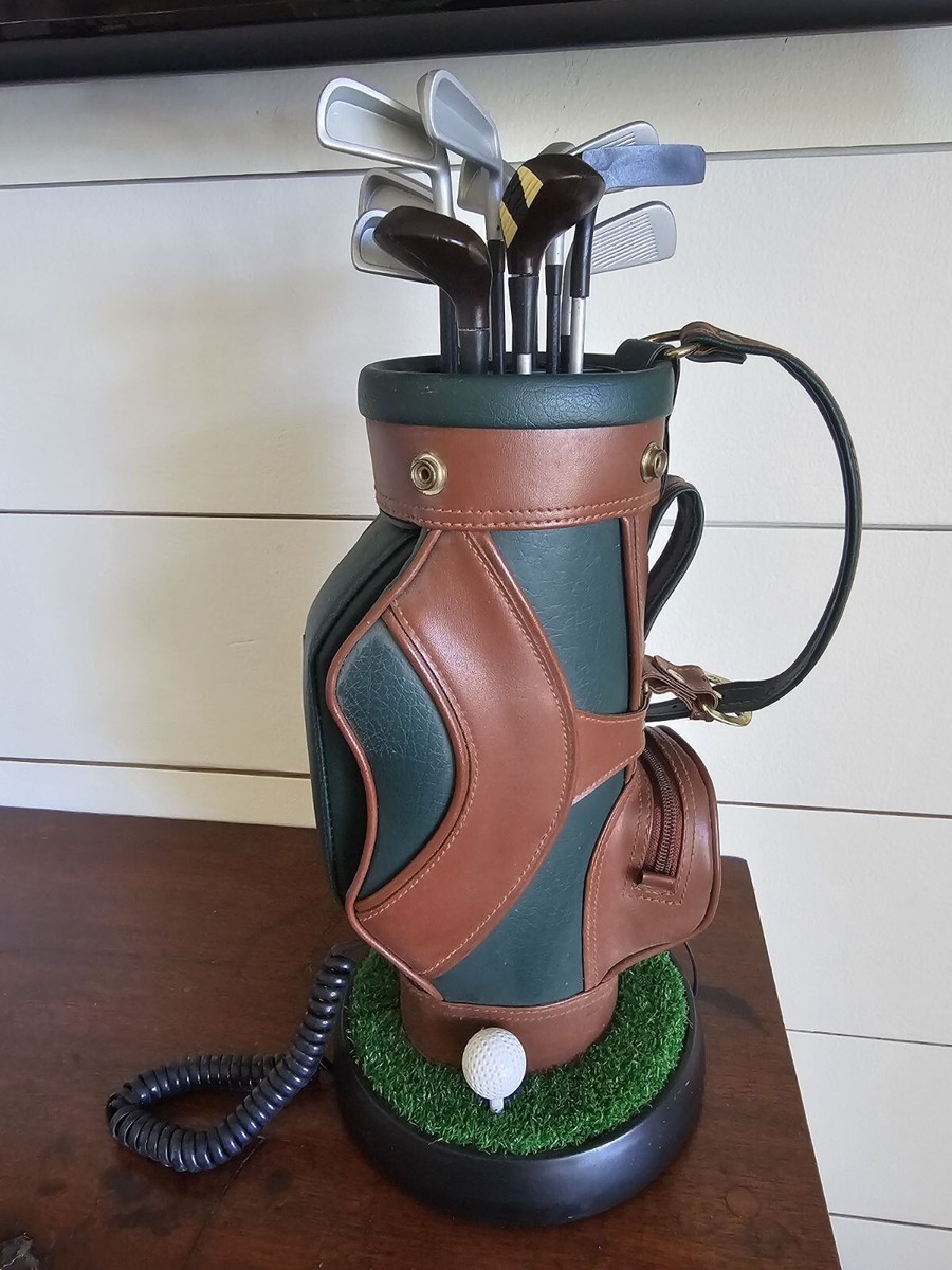 Vintage Golf Club Bag Phone 16” Tall Telephone | eBay
