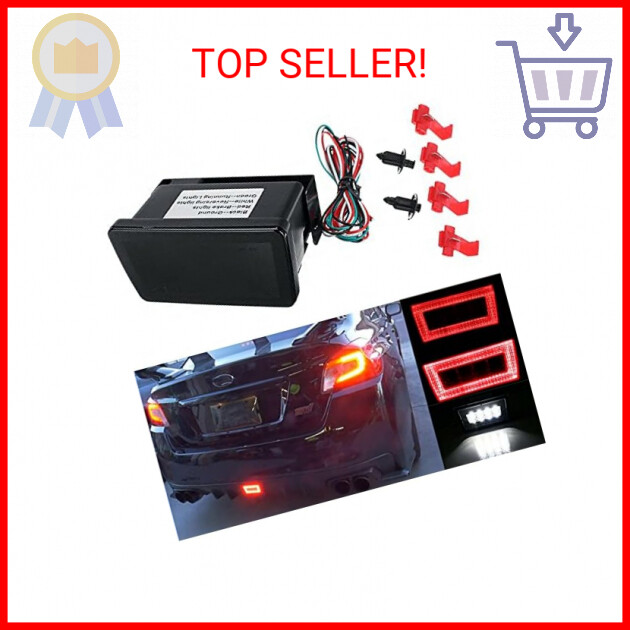 3-in-1 Smoked LED Rear Bumper Light for Brake Backup and Fog Functions