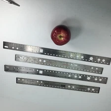 4 Steel Rulers (2)15, (2) 18 inches Specialty Accounting Data Documents Business