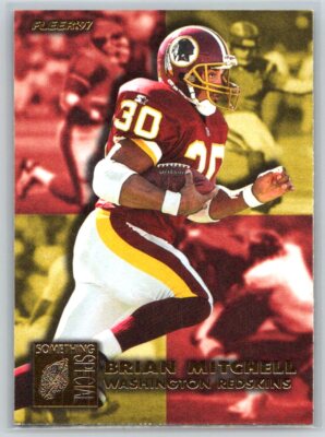 1997 Fleer #445 Brian Mitchell