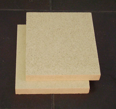 Vermiculit Feuerstein Ersatz 1x11'''' x 8'''' und 2x8'''' x 8'''' 20 mm Dicke