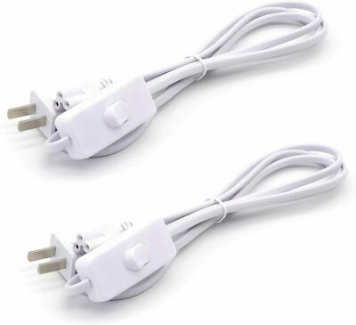 3 Pin Connector Power Cord SOSEN 5ft LED Tube Power Cable With On/Off Switch - For T8 Integrated LED Light Replacement LED Light Replacement Cable - Foto 2