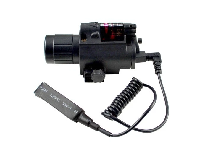 Tactical LED Flashlight and Red Laser Sight Combo - Image 3 of 4