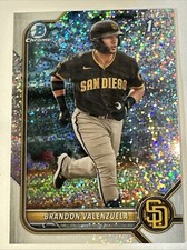 Brandon Valenzuela 2022 Bowman Chrome Speckle Refractor /299 1st Bowman