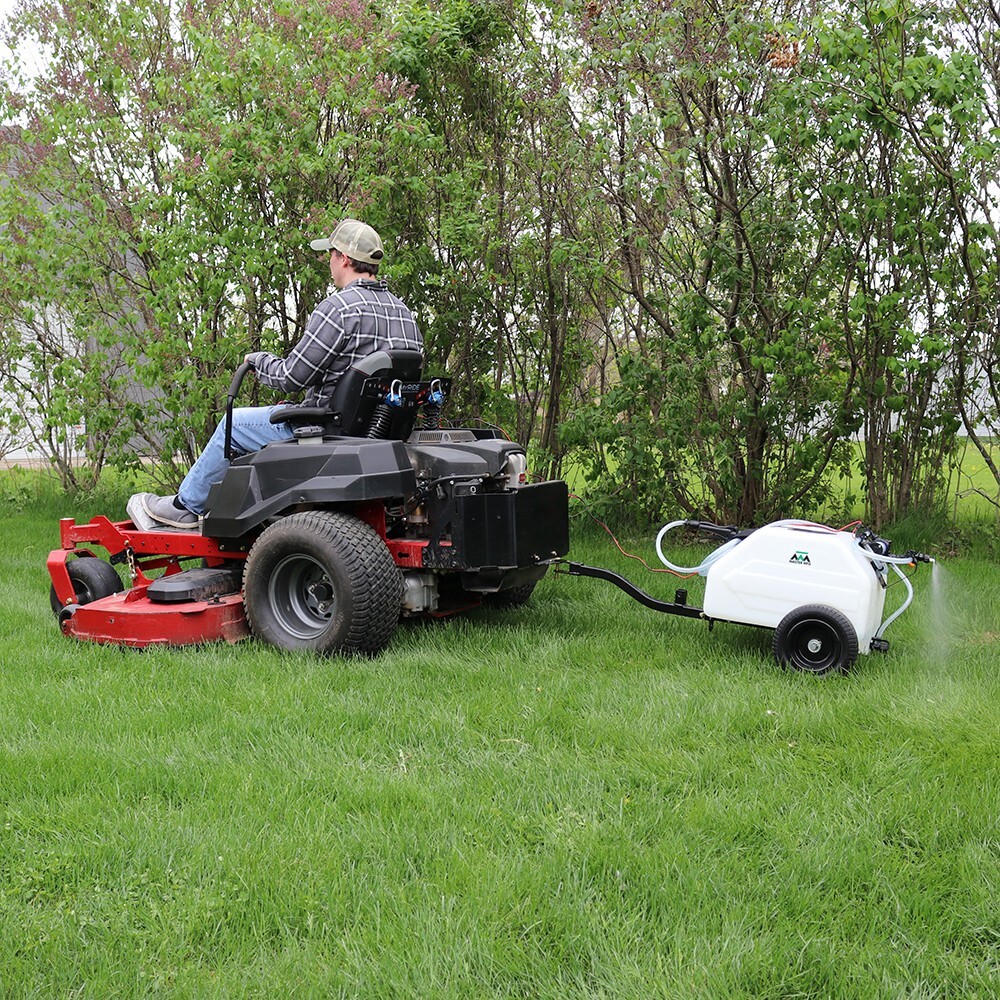 Master MFG 12 Gallon Lawn Trailer Broadcast Sprayer for ATV's & UTV'S