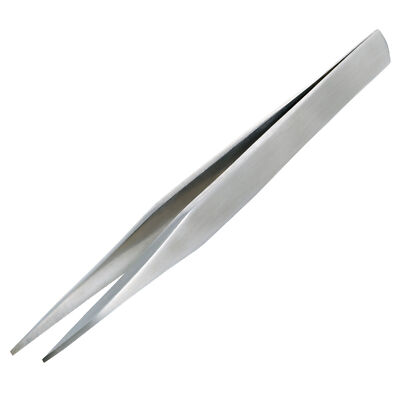 TWEEZERS square shaped tips ends stainless steel strong NON-FLEX ENGINEER PT-17.