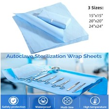 JMU Dental Autoclave CSR Sterilization Wrap Sheets Crepe Paper Steam  Ethylene