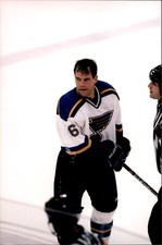 PF41 2001 Original Photo ST LOUIS BLUES CLASSIC NHL ICE HOCKEY DEFENSE SEAN HILL