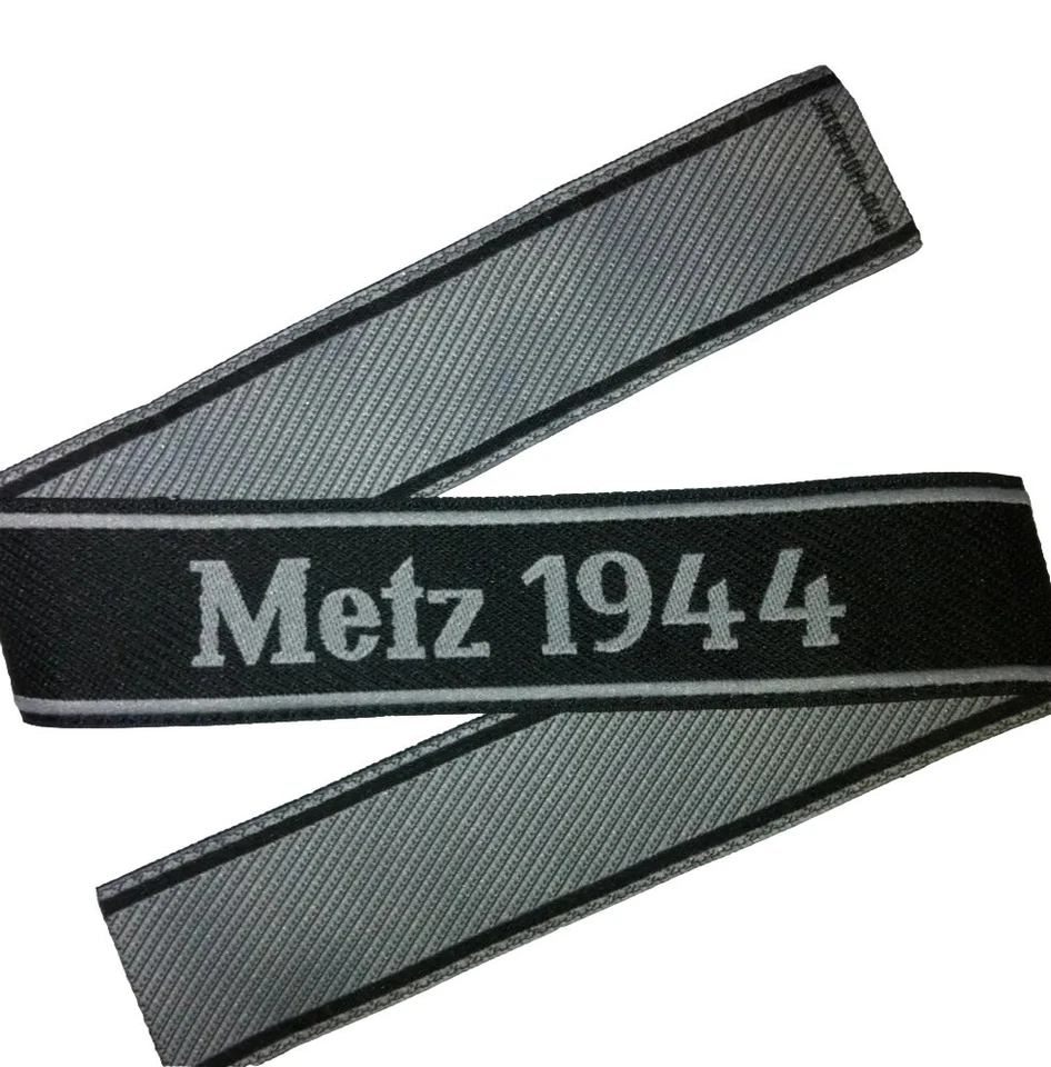 Bande de bras tissée de la bataille de METZ 1944 - Repro