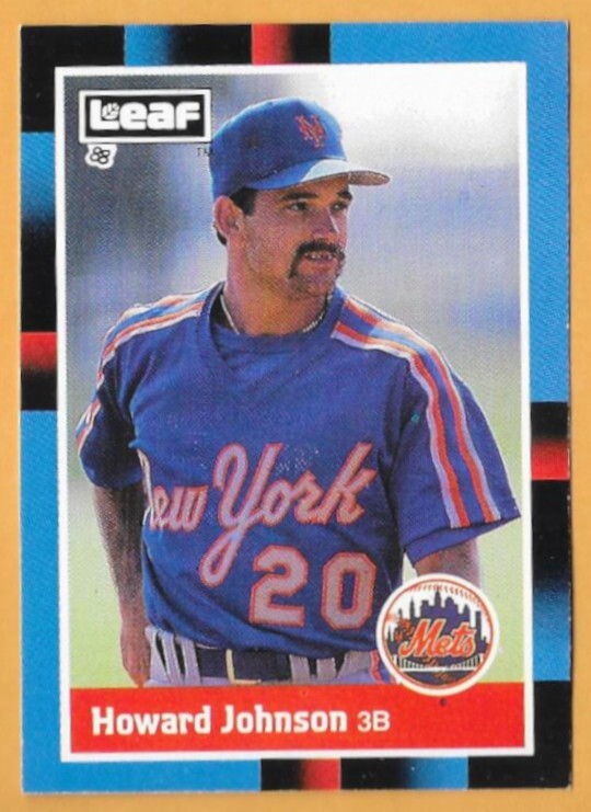 HOWARD JOHNSON NEW YORK METS #238 - LEAF NM-MT 1988