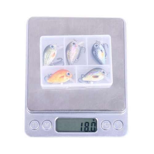 5 Stück Angelzubehör Zocker Box Set Köder Angeln Kunstköder Mini Wobbler Forelle - Bild 8 von 20